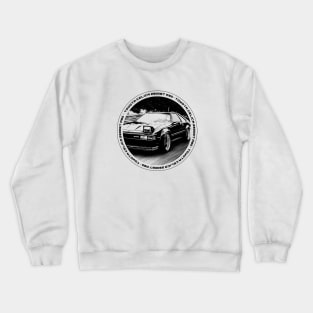 TOYOTA CELICA 2800GT A60 Black 'N White 4 Crewneck Sweatshirt